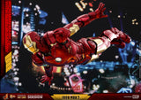 Hot Toys Marvel Iron Man 2 Iron Man Mark IV Diecast Figure with Suit-up Gantry 1/6 Scale Figure Set