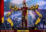 Hot Toys Marvel Iron Man 2 Iron Man Mark IV Diecast Figure with Suit-up Gantry 1/6 Scale Figure Set