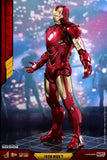 Hot Toys Marvel Iron Man 2 Iron Man Mark IV Diecast Figure with Suit-up Gantry 1/6 Scale Figure Set