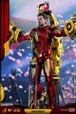 Hot Toys Marvel Iron Man 2 Iron Man Mark IV Diecast Figure with Suit-up Gantry 1/6 Scale Figure Set