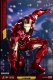 Hot Toys Marvel Iron Man 2 Iron Man Mark IV Diecast Figure with Suit-up Gantry 1/6 Scale Figure Set