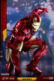 Hot Toys Marvel Iron Man 2 Iron Man Mark IV Diecast Figure with Suit-up Gantry 1/6 Scale Figure Set