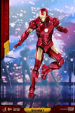 Hot Toys Marvel Iron Man 2 Iron Man Mark IV Diecast Figure with Suit-up Gantry 1/6 Scale Figure Set