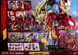 Hot Toys Marvel Iron Man 2 Iron Man Mark IV Diecast Figure with Suit-up Gantry 1/6 Scale Figure Set