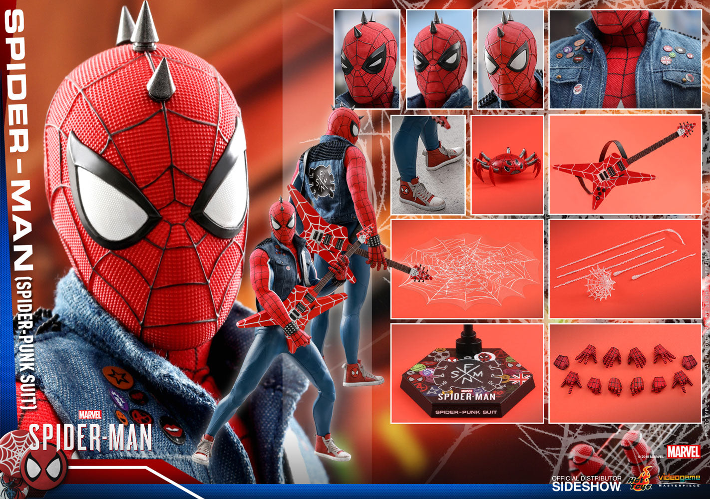 Hot Toys Marvel's Spider-Man VGM32 Spider-Man (Spider-Punk Suit) 1