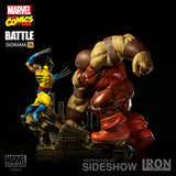 Iron Studios Marvel Comics X-Men Wolverine vs Juggernaut 1/6 Scale Battle Diorama Statue