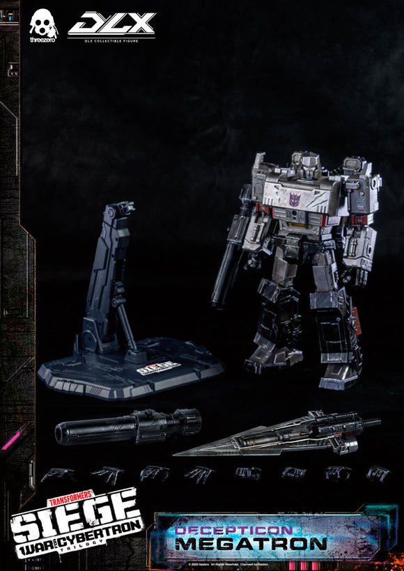 Threezero Transformers War for Cybertron Trilogy Megatron DLX Collectible Figure