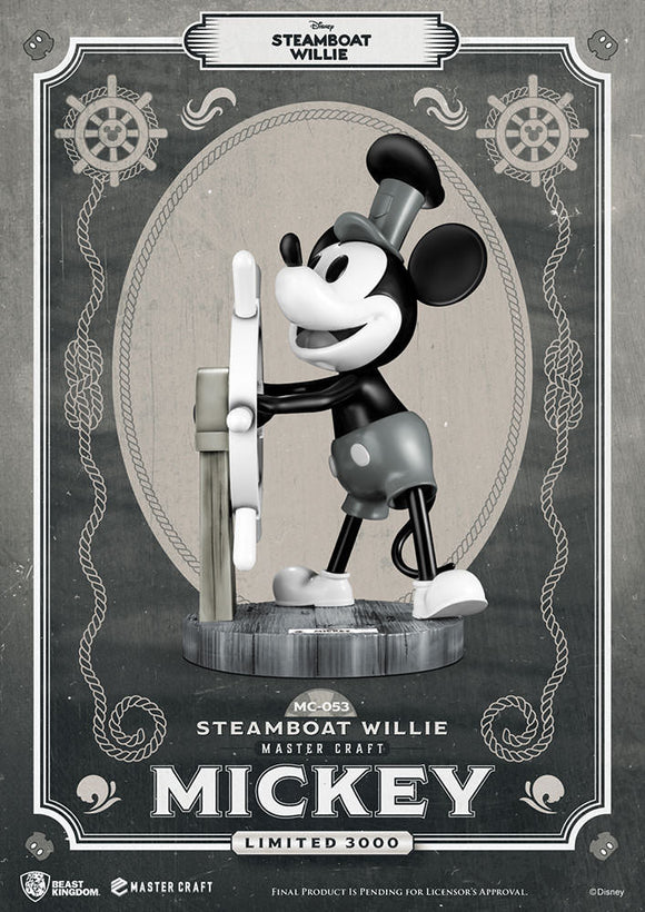Beast Kingdom Master Craft Series - Steamboat Willie Mickey Mouse Statue