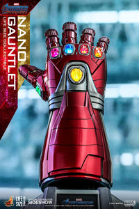 Hot Toys Marvel Comics Avengers Endgame Iron Man Nano Gauntlet Life Size Movie Prop Replica