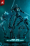 Hot Toys Marvel Comics Iron Man 2 Neon Tech Iron Man and Suit-Up Gantry 1/6 Scale Figure Set