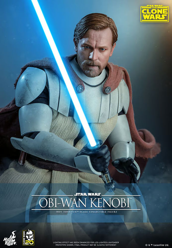 Hot Toys Star Wars: The Clone Wars Obi-Wan Kenob 1/6 Scale 12