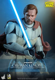 Hot Toys Star Wars: The Clone Wars Obi-Wan Kenob 1/6 Scale 12" Collectible Figure