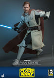 Hot Toys Star Wars: The Clone Wars Obi-Wan Kenob 1/6 Scale 12" Collectible Figure