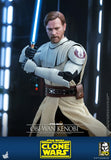 Hot Toys Star Wars: The Clone Wars Obi-Wan Kenob 1/6 Scale 12" Collectible Figure