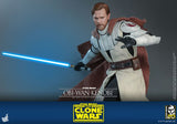 Hot Toys Star Wars: The Clone Wars Obi-Wan Kenob 1/6 Scale 12" Collectible Figure