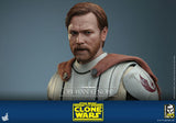 Hot Toys Star Wars: The Clone Wars Obi-Wan Kenob 1/6 Scale 12" Collectible Figure