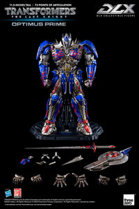 Threezero Transformers The Last Knight DLX Scale Collectible Series Optimus Prime Diecast Action Figure