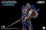 Threezero Transformers The Last Knight DLX Scale Collectible Series Optimus Prime Diecast Action Figure