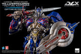 Threezero Transformers The Last Knight DLX Scale Collectible Series Optimus Prime Diecast Action Figure