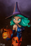 Sideshow Chris Sanders Happy HallowQueens Collection Pumpkin Witch Statue