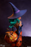Sideshow Chris Sanders Happy HallowQueens Collection Pumpkin Witch Statue