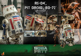 Hot Toys Star Wars The Book of Boba Fett - Television Masterpiece Series R5-D4, Pit Droid, and BD-72 1/6 Scale Collectible Figure Set