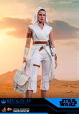 Hot Toys Star Wars Episode IX The Rise of Skywalker Rey & D-O 1/6 Scale Collectible Figure Set