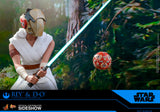 Hot Toys Star Wars Episode IX The Rise of Skywalker Rey & D-O 1/6 Scale Collectible Figure Set