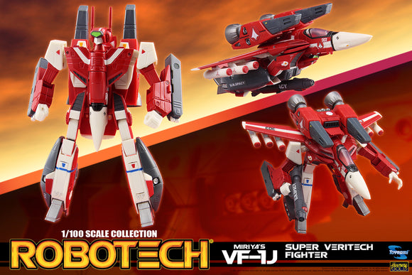 Toynami Robotech 1/100 Miriya VF-1J Super Veritech Action Figure