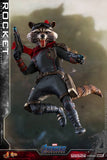 Hot Toys Marvel Comics Avengers Endgame Rocket Raccoon 1/6 Scale Collectible Figure