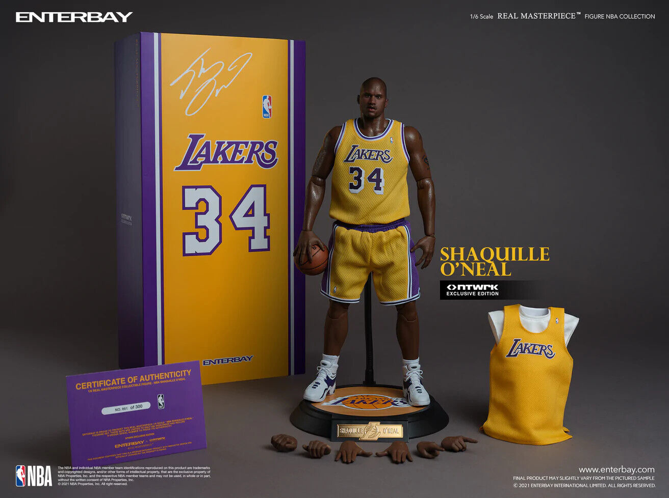 Enterbay Real Masterpiece NBA Collection - Shaquille O'Neal Action
