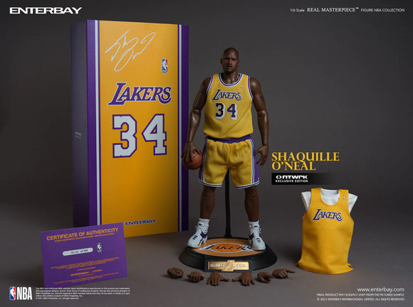 Enterbay Real Masterpiece NBA Collection - Shaquille O'Neal Action Figure - NTWRK Exclusive Edition