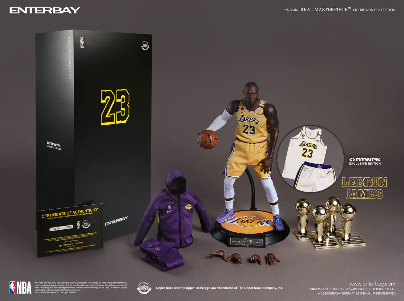 Enterbay Real Masterpiece NBA Collection - Lebron James Action