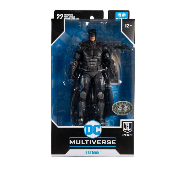 McFarlane DC Zack Snyder Justice League Batman Platinum Edition Unmasked Chase Variant Action Figure