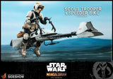 Hot Toys Star Wars The Mandalorian - Television Masterpiece Series Scout Trooper and Speeder Bike 1/6 Scale Collectible Figure Set