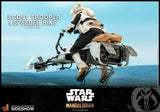 Hot Toys Star Wars The Mandalorian - Television Masterpiece Series Scout Trooper and Speeder Bike 1/6 Scale Collectible Figure Set