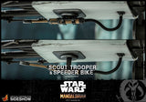 Hot Toys Star Wars The Mandalorian - Television Masterpiece Series Scout Trooper and Speeder Bike 1/6 Scale Collectible Figure Set