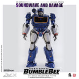 Threezero Bumblebee DLX Scale Collectible Series Soundwave and Ravage Collectible Figure