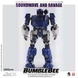 Threezero Bumblebee DLX Scale Collectible Series Soundwave and Ravage Collectible Figure