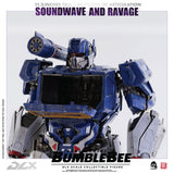 Threezero Bumblebee DLX Scale Collectible Series Soundwave and Ravage Collectible Figure