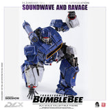 Threezero Bumblebee DLX Scale Collectible Series Soundwave and Ravage Collectible Figure