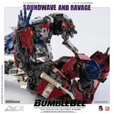 Threezero Bumblebee DLX Scale Collectible Series Soundwave and Ravage Collectible Figure