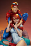 Sideshow Marvel Comics Spider-Man and Mary Jane Maquette Statue