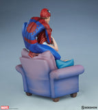 Sideshow Marvel Comics Spider-Man and Mary Jane Maquette Statue