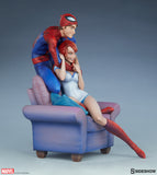 Sideshow Marvel Comics Spider-Man and Mary Jane Maquette Statue