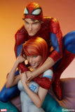 Sideshow Marvel Comics Spider-Man and Mary Jane Maquette Statue