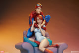 Sideshow Marvel Comics Spider-Man and Mary Jane Maquette Statue