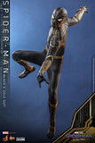 Hot Toys Marvel Spider-Man: No Way Home Spider-Man (Black & Gold Suit) 1/6 Scale 12" Collectible Figure