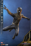 Hot Toys Marvel Spider-Man: No Way Home Spider-Man (Black & Gold Suit) 1/6 Scale 12" Collectible Figure