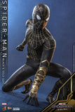 Hot Toys Marvel Spider-Man: No Way Home Spider-Man (Black & Gold Suit) 1/6 Scale 12" Collectible Figure